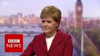 Nicola Sturgeon accuses Theresa May of dismissing Scottish Brexit concerns BBC News [upl. by Flemings133]