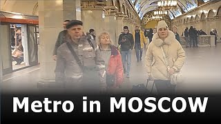 From Komsomolskaya to Prospekt Mira by metro [upl. by Pandora]