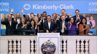 KimberlyClark Celebrates 150th Anniversary by Ringing the Opening Bell at New York Stock Exchange [upl. by Nilloc971]