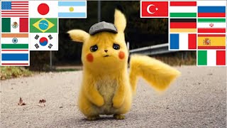 quotPikachu singing Pokémon Theme songquot in Different Languages  Detective Pikachu  Ryan Reynolds [upl. by Yate]