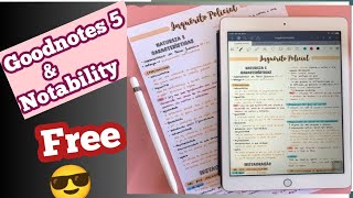 Goodnotes 5 and Notability free of cost 🤓  goodnotes notability free ipad [upl. by Chita]