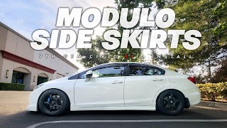 Best Sideskirts for the 9th Gen Civic Si  Modulo Sideskirts [upl. by Akemaj937]