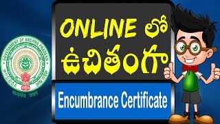 How to download free EC and CC through online from AP Registration and Stamps Dept website  Telugu [upl. by Aredna]