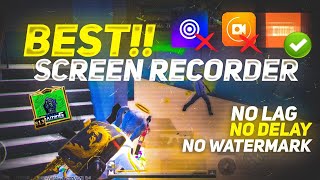 Best Screen Recorder For Gaming No Lag 🔥 Android Best Screen Recorder For Low End Devices For BGMI [upl. by Court346]