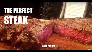 HOW TO COOK THE PERFECT STEAK IN THE OVEN [upl. by Htrag]