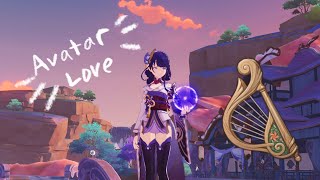 Avatar’s Love played on Genshin Lyre [upl. by Ardnosac887]