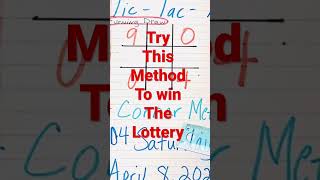 TicTacToe 4 Corners Winning Pick 3 Lottery Method [upl. by Arinayed]