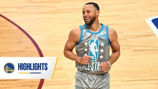 All 16 Threes From Stephen Currys 2022 NBA AllStar Game [upl. by Annaxor]