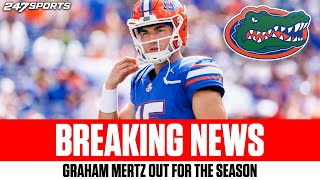 Florida QB Graham Mertz OUT for Season  DJ Lagway New QB1 [upl. by Je]