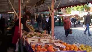 Buxtehude  Wochenmarkt in der Altstadt [upl. by Anifled]