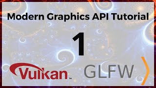 Vulkan C and GLFW tutorial for beginners 1 [upl. by Hsirt]