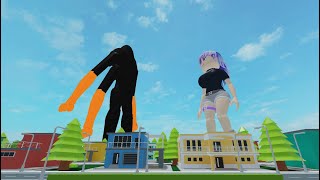 Roblox Trevor Henderson Hexapod Giant VS Giantess Shorts Animation [upl. by Amelie]