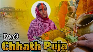 Chhath Puja Day3  संध्या अर्घ्य  Biharis Biggest Festival Chhath Puja 2024 [upl. by Chasse336]