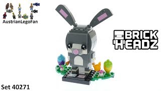 Lego Brickheadz 40271 Easter Bunny  Lego Speed Build Review [upl. by Ylac]