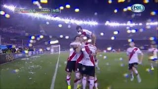 River Plate 3  0 Tigres Copa Libertadores 2015 [upl. by Sumetra]