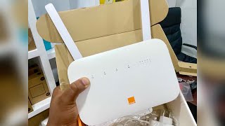 Huawei B612 Orange Flybox 4G Turbonet Router Unboxing Setup and Connection [upl. by Erdnua]