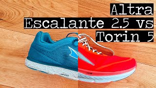 ALTRA Torin 5 vs Escalante 25  My two favourite road running shoes [upl. by Tran860]