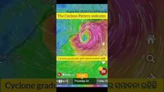 Cyclone Dana ବାତ୍ୟା ଦୁର୍ବଳ ହେବା ସମ୍ଭାବନା  Heavy rain fall alert  weather forecast  shortvideo [upl. by Mathia]