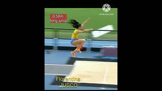 FlorentinaLUSCOLongJumpRomania2024। athletics newshort2024 sportshighlightshorts [upl. by Ling]