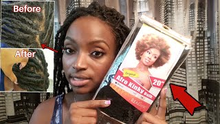 How To  Tighten Faux Locs [upl. by Vyse]