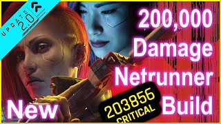 Cyberpunk 2077  20  Ultimate Best Netrunner Build  200000 Damage  for 20  Phantom Liberty [upl. by Emoryt573]