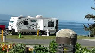 Tour of Cliffside RV Park at the Naval Air Station Whidbey Island WA [upl. by Teddman728]