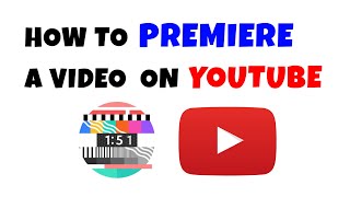 HOW TO PREMIERE A VIDEO ON YOUTUBE USING A PHONE [upl. by Boot]