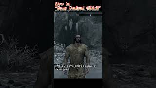 Skyrim How to quotKeep Undead Gulitchquot [upl. by Collie]