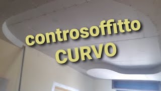 CARTONGESSO TUTORIAL veletta curva [upl. by Nagar]