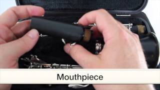 Clarinet Beginner Lesson 1  Opening the Case Naming the Parts [upl. by Ferdinand]