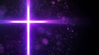 Sacred Cross Background  Majestic 4K Looping Video for Worship and Praise [upl. by Boulanger]