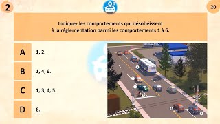 Examen théorique saaq Québec 2023  Sécurité routière au Canada Permis de conduire Quebec test 2 [upl. by Arbmahs]