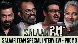 Salaar Team Special Interview  Promo  SS Rajamouli  Prabhas  Prithviraj  Prashanth Neel [upl. by Donalt]