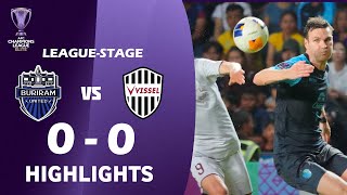 Buriram United vs Vissel Kobe 00 Highlights  AFC Champions League Elite 202425 [upl. by Ahcurb649]