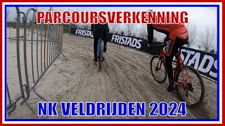 NK VELDRIJDEN 2024  Hoogeveen  GoPro lap  Verkenning  Recon Dutch Championship cyclocross [upl. by Lissa]