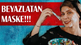 CİLT BEYAZLATAN PİRİNÇ MASKESİLeke Gideren Maske [upl. by Bondy185]