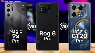 Best Gaming Phones 2024 ⚡ Red Magic 9S Pro vs ROG 8 Pro vs Infinix GT 20 Proquot 🔥🔥 [upl. by Notnats]