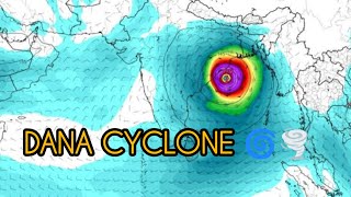 Dana Cyclone live track23102024cyclonedanacyclonedanaamphanodishadighaodishanewskolkata [upl. by Solim]