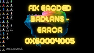 Minecraft How To Fix Error Eroded Badlands  Error Code 0X80004005 Tutorial [upl. by Homovec]