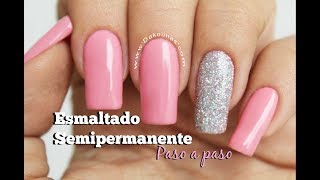 Clase 10 Esmaltado Semipermanente paso a paso ♥ Deko Uñas  Gel polish step by step [upl. by Elyr]