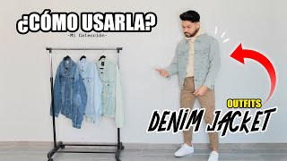 ¿CÓMO VESTIR JACKET de MEZCLILLA 3 OUTFITS  MI COLECCIÓN [upl. by Yul]