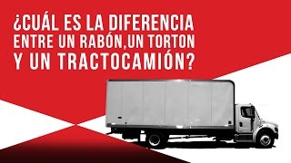 ¿Cuál es la diferencia entre un rabón un torton y un tractocamión [upl. by Nairdad]