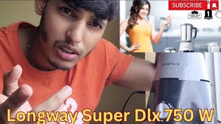 Longway super DLX 750W Mixer Grinderunboxing and review  Best Mixer Grinder Under 1399 [upl. by Alameda]