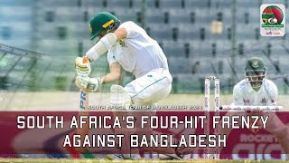 South Africas FourHit Frenzy Against Bangladesh  1st Test  1st Innings [upl. by Inhsor]