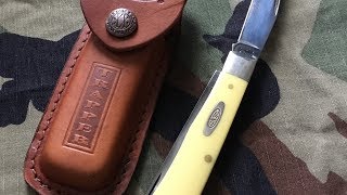 Case Knives Leather Trapper Sheath Review [upl. by Cybil757]