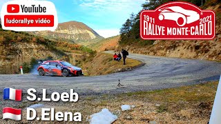 Essais tests rallye MonteCarlo 2020 Sébastien Loeb  Daniel Elena full attack on the limit [upl. by Virgina576]