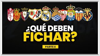 ¿QUÉ DEBE FICHAR CADA EQUIPO II [upl. by Mariana]