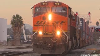 Amtrak BNSF Union Pacific amp Metrolink Trains 122814 [upl. by Townsend]