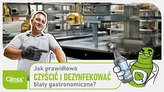 Jak prawidłowo czyścić i dezynfekować blaty gastronomiczne 🧼✨ [upl. by Faye]