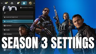 Warzone controller settings for DUALSENSE EDGE ON PS5 for SEASON 3 [upl. by Greta]